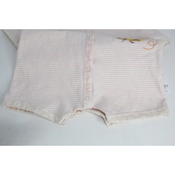 Carters Baby Girls Size 24 Months Cotton Pink Stripped Baby Bee Snap-Up Romper - Picture 8 of 10
